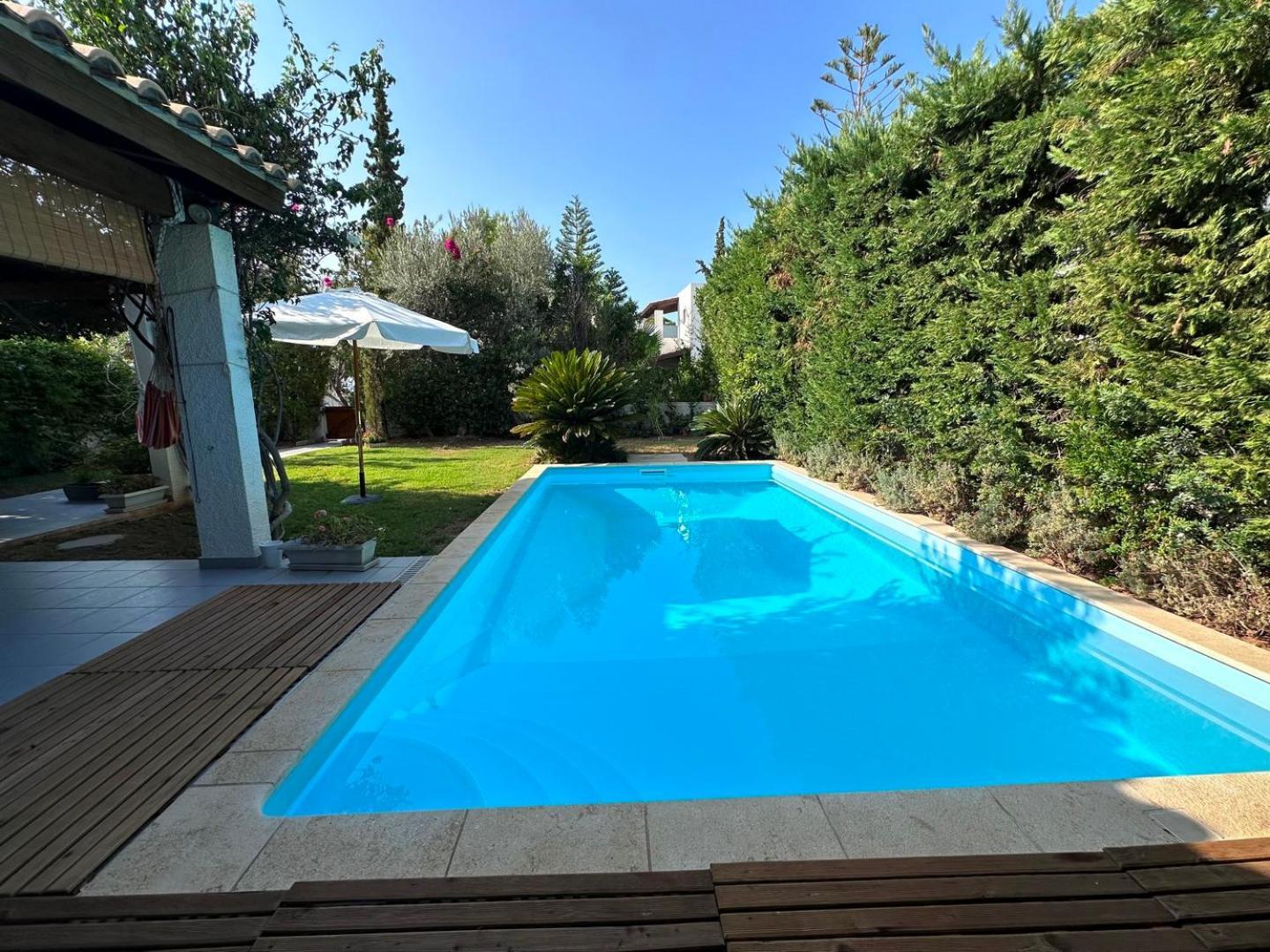 Villa Amy With A Pool In Porto Hydra By Goutos Properties Thermisia Exterior photo
